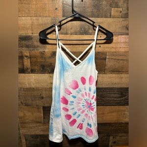 Women's Tie-Dye Spaghetti Strap Top